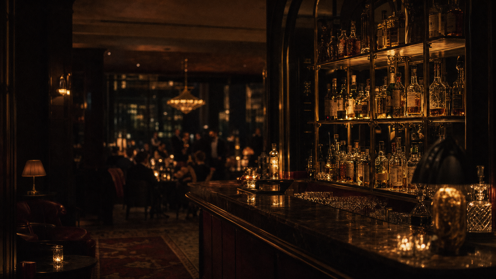The Cocktail Office bar during service